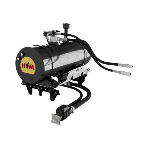 Kit para bateas, toma de fuerza, bomba, accionamiento neumático o eléctrico, acoples, mangueras.